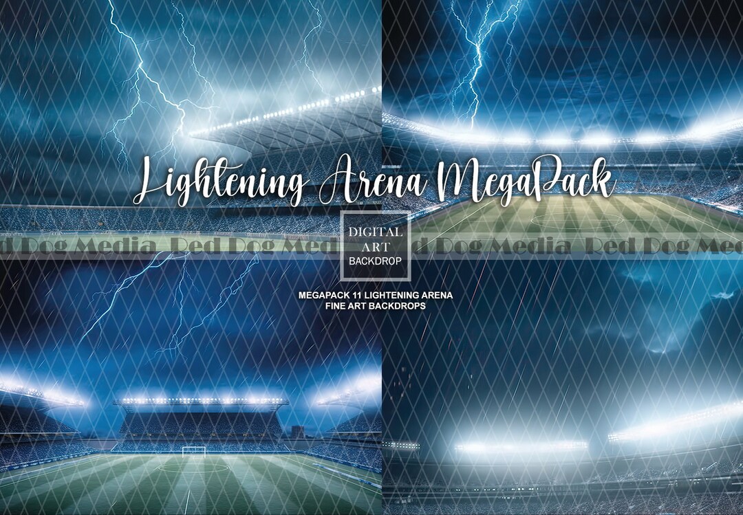 Megapack 11 Lightening Arena Fine Art Backdrops Studio Etsy