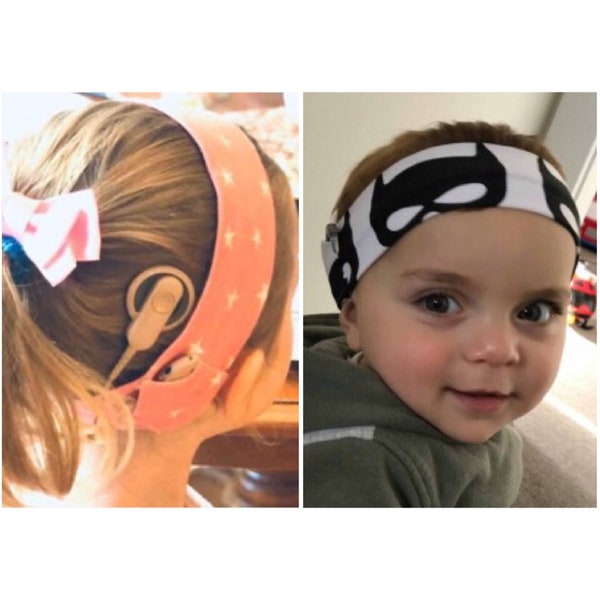 MEDIUM Child- Cochlear implant headband