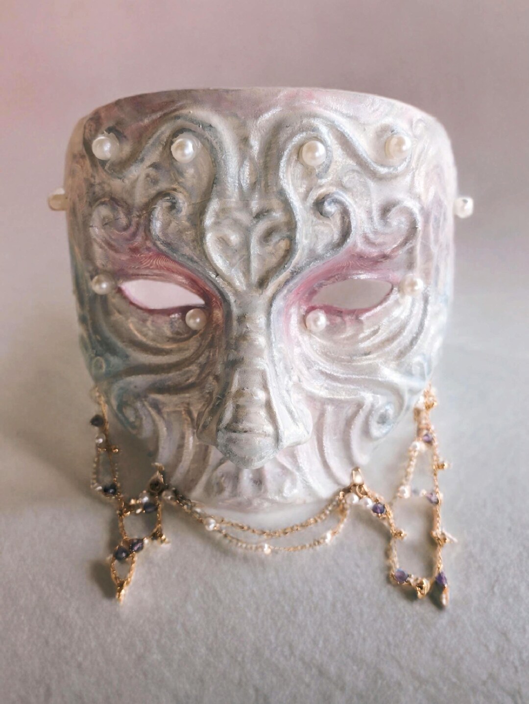 Hand-painted Decorative Mask - Etsy