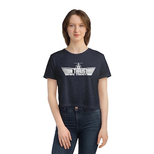 In Thrust We Trust U28 Crop Top