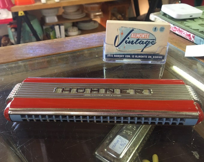1930s Art Deco Echo Elite Hohner Harmonica C/G Etsy