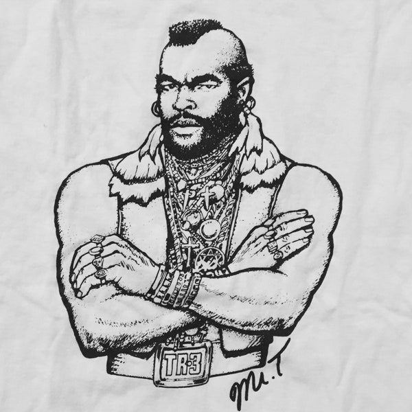 Vintage Mr. T tshirt, large-like new!
