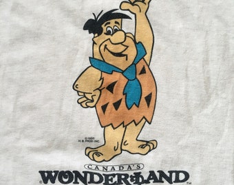 1980 Fred Flintsone Tshirt from Canada’s Wonderland-FREE SHIPPING