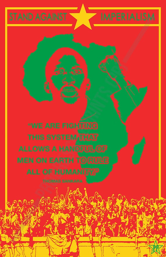 Poster Thomas Sankara Fighting This System Etsy