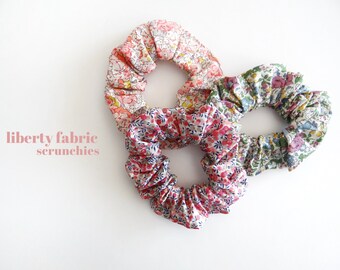 Liberty of London Fabric Scrunchies - Floral Scrunchies - Mommy and Me - Scrunchie Set - Bridesmaids Gift - Liberty Hair Tie