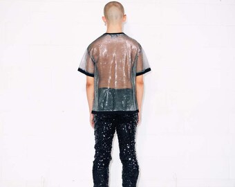 T shirt 2025 transparent homme asos