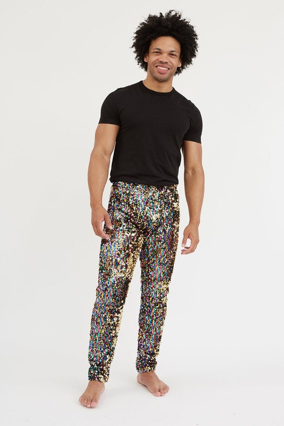 Anni 1980 Metallico Discoteca Leggings S
