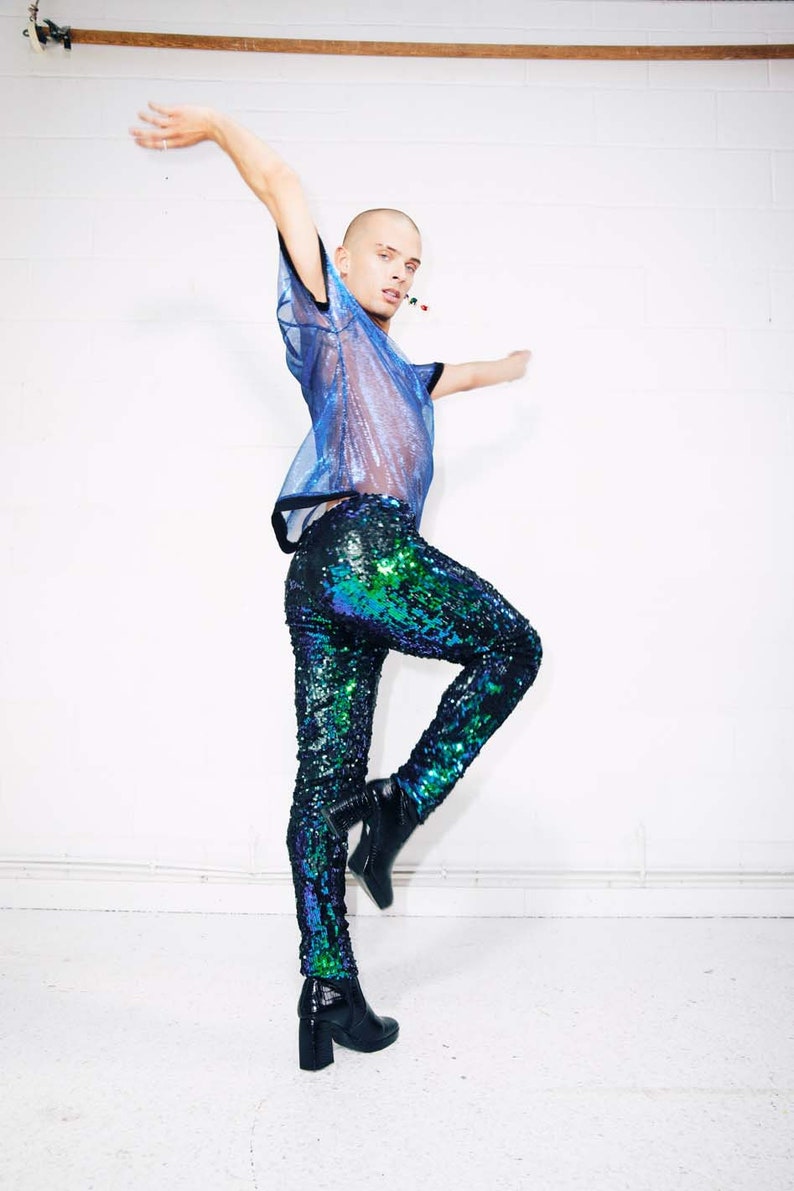 mens-rave-pants-burning-man-leggings-green-sequin-pants-etsy-uk