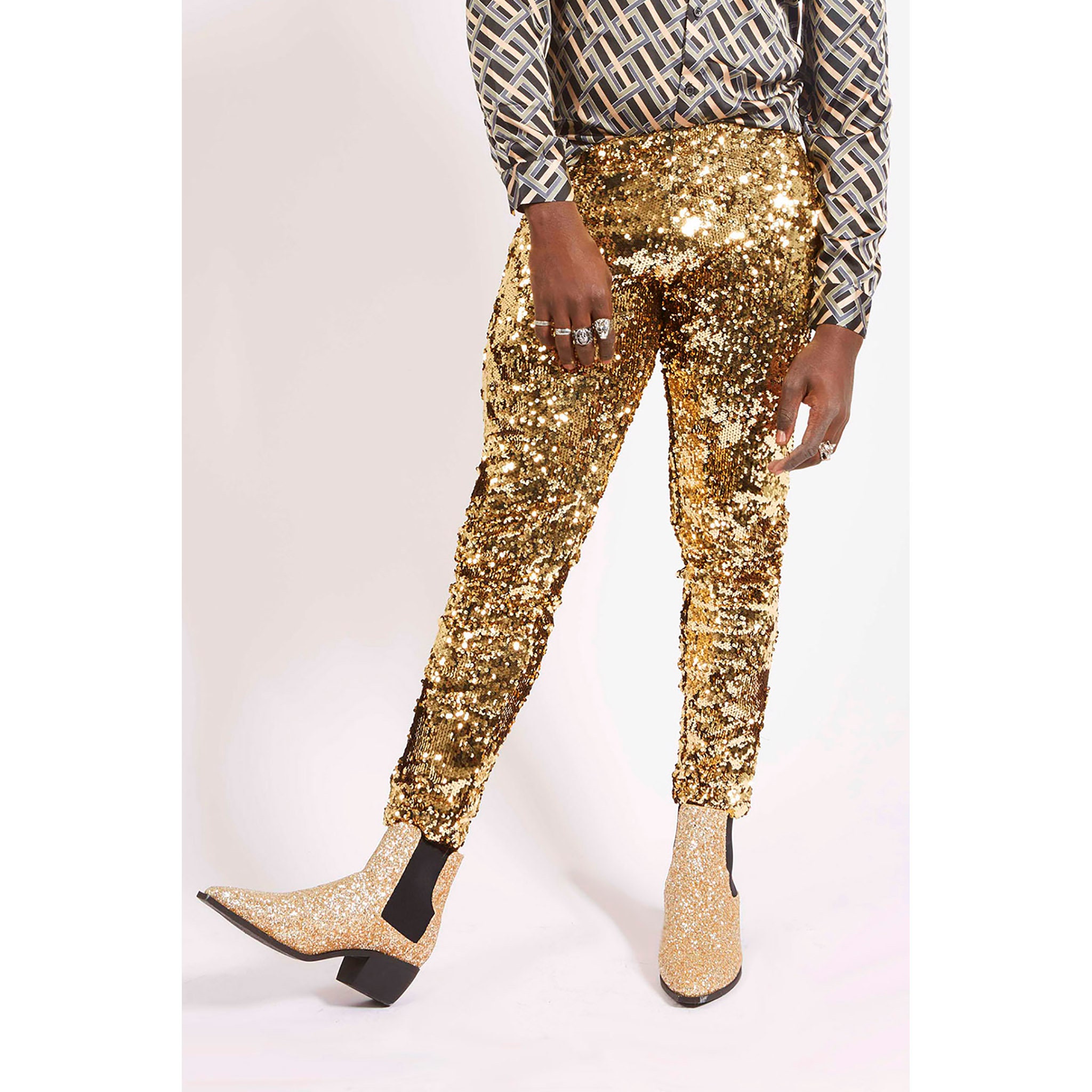 Gold Sequin Pants gold Leggings, Gold Sequin Leggings, Gold Dance Pants,  Gift for Girl, Gold Costume, Gold Glitter Pants, Leggings, Pants -   Israel