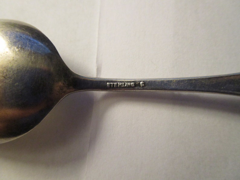 Antique Sterling Silver Collectible Spoon Pan-America Exposition 1901 Electric Tower by F.S Gilbert
