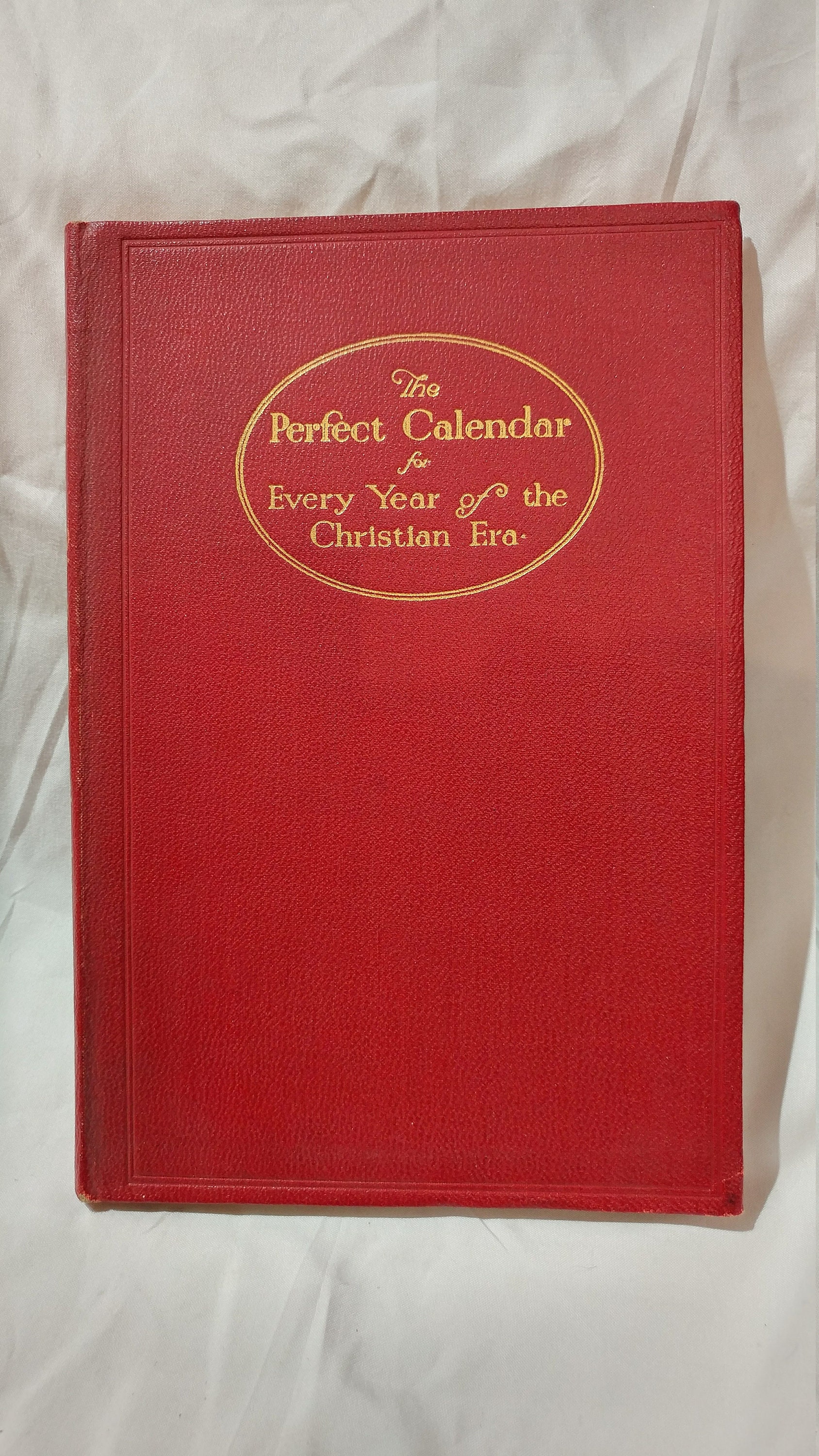 Antique Book The Perfect Calendar for Every Year of the Etsy