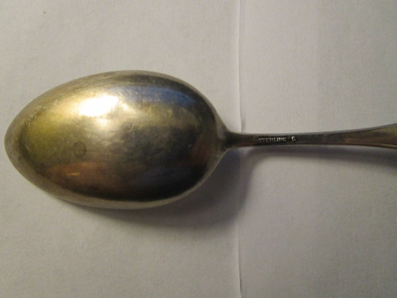 Antique Sterling Silver Collectible Spoon Pan-America Exposition 1901 Electric Tower by F.S Gilbert