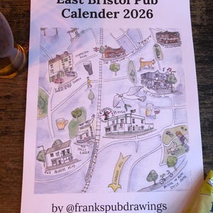 PRE-ORDER - A3 East Bristol Pub Calender 2026 (Batch 2)