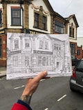 Art print The Shakespeare pub, Redland Bristol - A5, A4 & A3