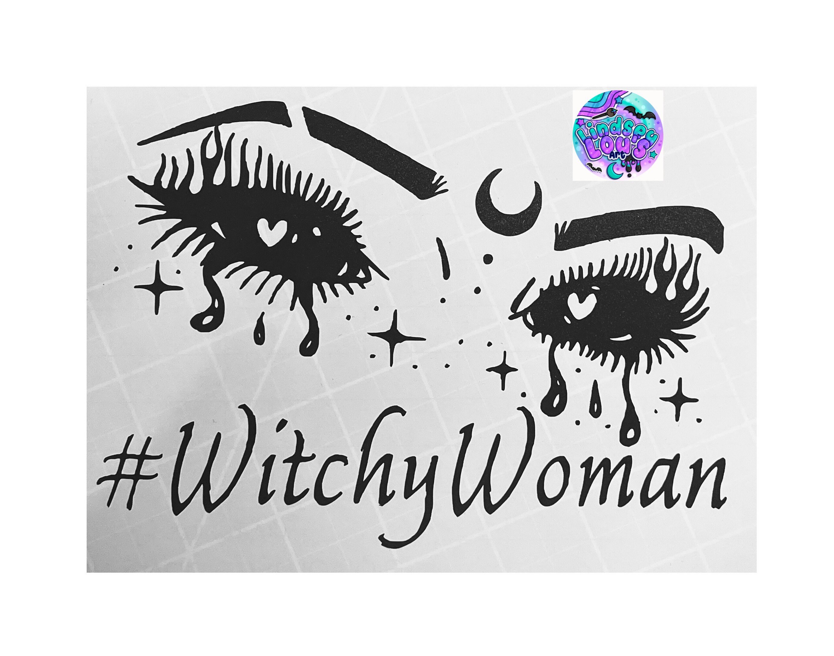Witchy Woman Vinyl Decal / Witchy Decal / Mom Decal / Etsy
