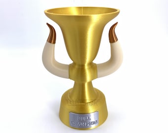 Bull Horn Trophy Cup