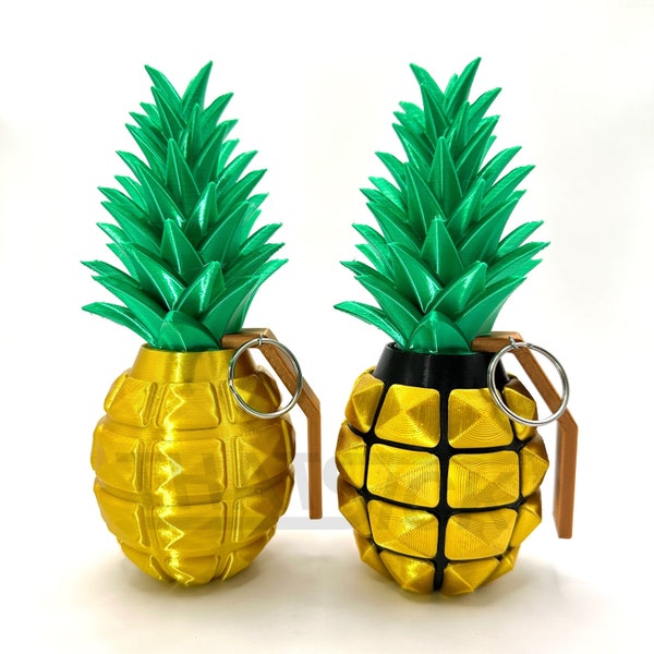 Contenedor de utilería de granada de piña