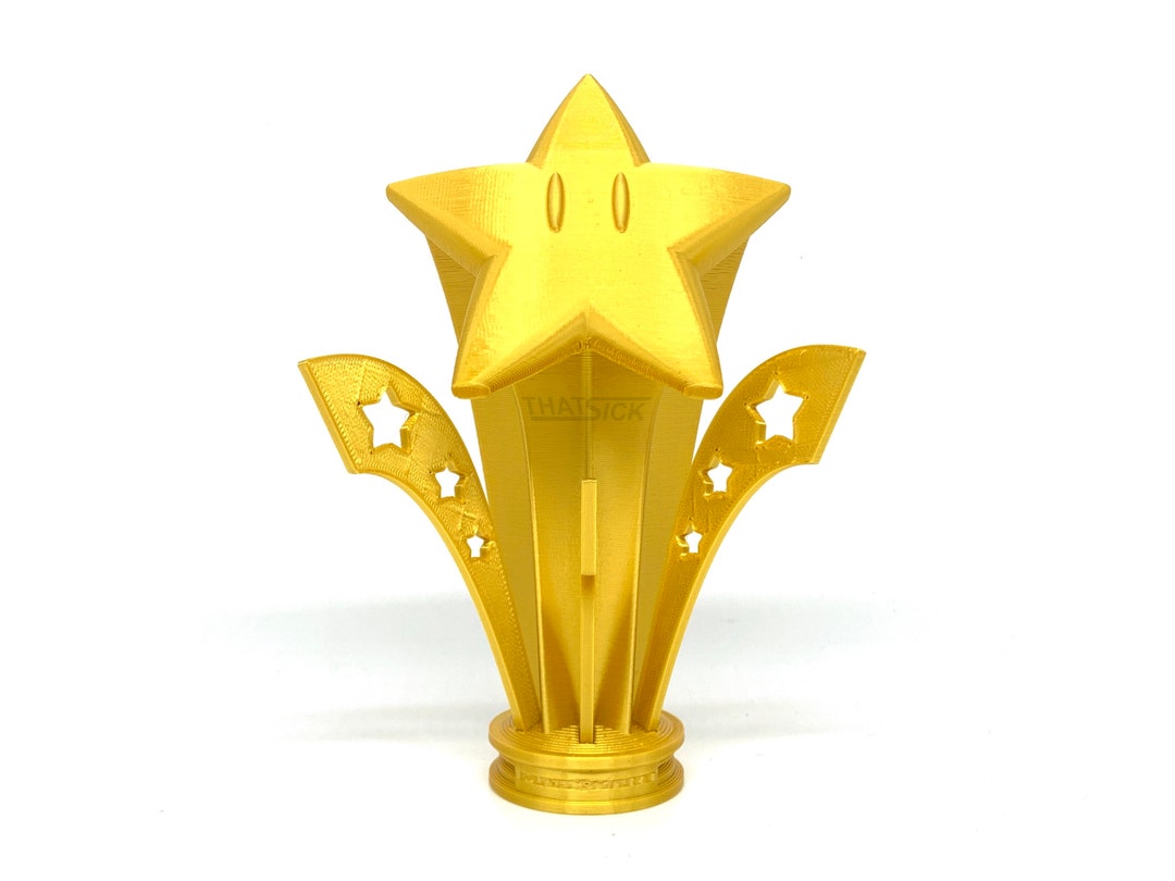 Mario Kart Star Trophy - Etsy