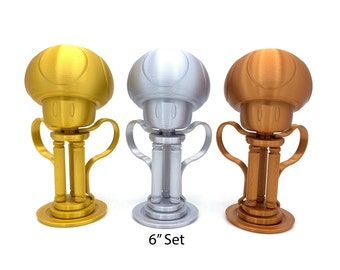 【お金持ちの人へ】マリオキノコ マリオカート キノコトロフィー - Etsy 日本