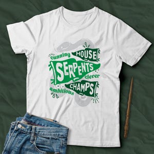 Wizard House Spirit T-Shirt | Serpents | Mascot | Wizard School | Theme Park | Universal Studios | Back to Hogwarts | Harry Potter