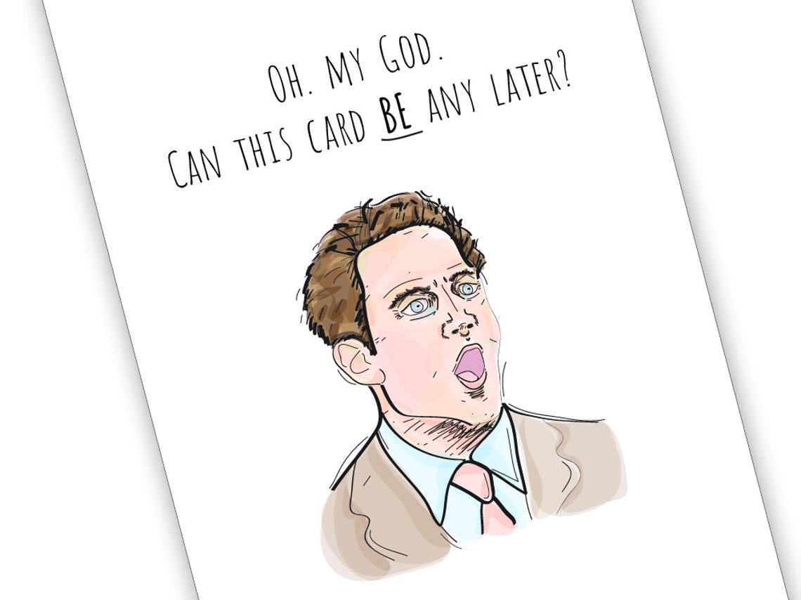 Chandler Bing Birthday Card, Friends TV Show, Print-at-home, Instant