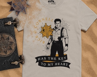 Rick O'Connell T-Shirt | Brendan Fraser | The Mummy | Universal Studios | Theme Park | Movie Fandom | Rollercoaster | Book of the Dead