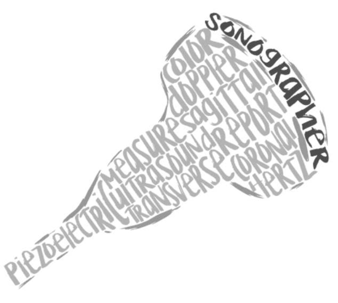 Unisex Sonographer Ultrasound Probe Words Tshirt Etsy