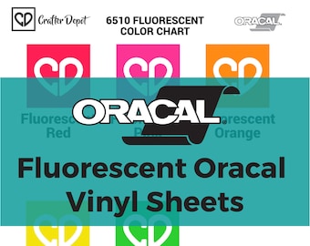 Oracal 6510 Fluorescent Vinyl Sheets - Fluorescent Vinyl, Neon Vinyl, Neon Pink Vinyl, Hot Pink Vinyl, Adhesive Vinyl Sheets, Outdoor Vinyl