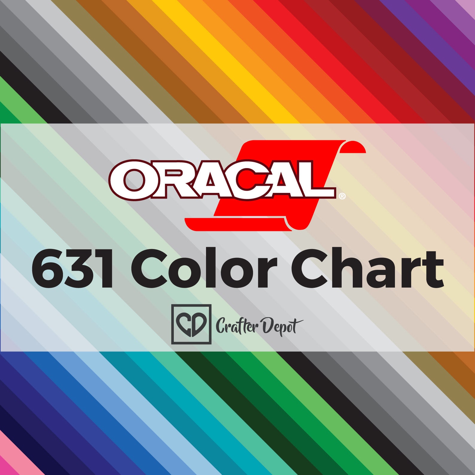 Oracal 631 Color Guide Vinyl Color Chart Color Sample Etsy UK