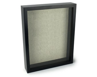 Crafter Depot Shadow Box - 8" x 10", Memory Box, Display Box, Shadow Box Frame, Keepsake Box, Gift Box, Blank Shadow Box, Blank Display Box