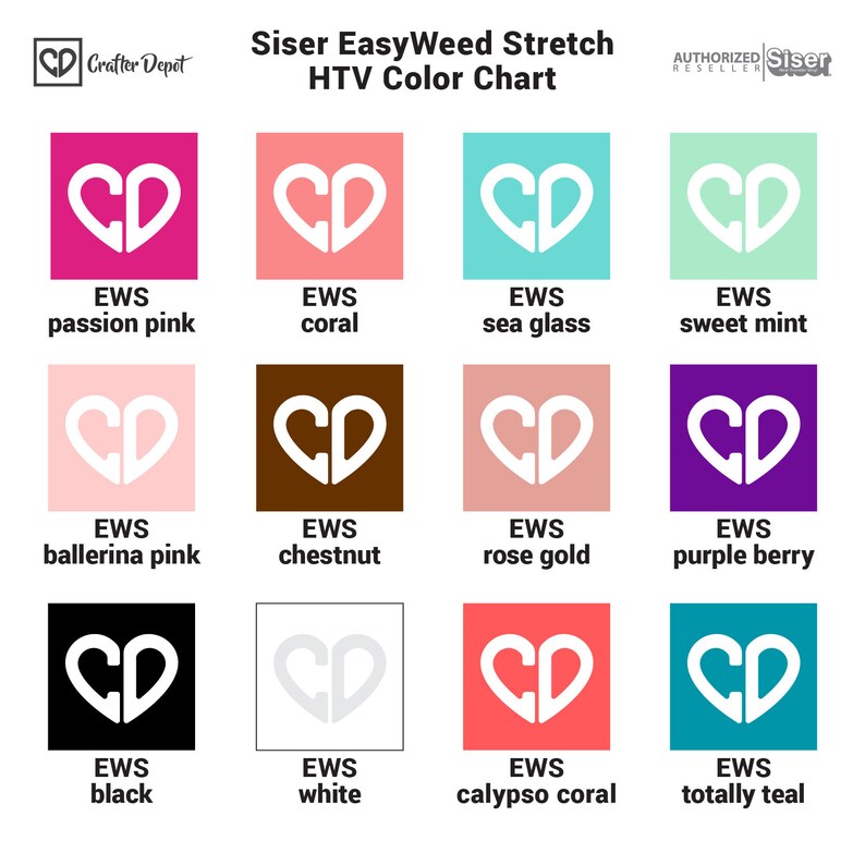 Siser EasyWeed Stretch HTV Bundle - 12" x 15", HTV Vinyl Bundle, Siser HTV Bundle, Heat Vinyl Transfer, Cricut Vinyl Iron On, Athletic Vinyl bild 2