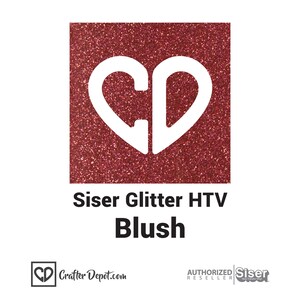 Siser HTV Go Pink Pack - Go Pink, Pink HTV, Glitter Vinyl Sheets, HTV Vinyl Bundle, Cancer Survivor, Cancer Shirt, Pink Heat Transfer Vinyl zdjęcie 7