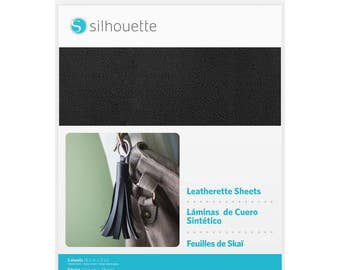 Silhouette Leatherette Sheets - Leather Embellishments, Faux Leather Sheets, Leather Sheets for Earrings, Leather Sheets for Jewelry