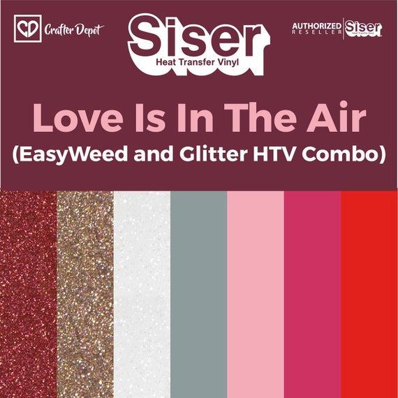 Siser Valentine's Day HTV Pack Valentines Day, Red HTV, Pink Vinyl