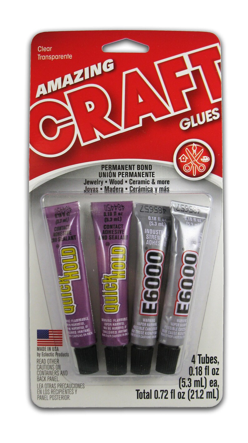 E6000 & Quickhold Mini Adhesive Craft Glue Strong Adhesive Etsy UK