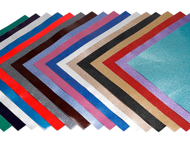 Crafter Depot Glitter Vinyl Sheet 12x12 Vinyl Etsy