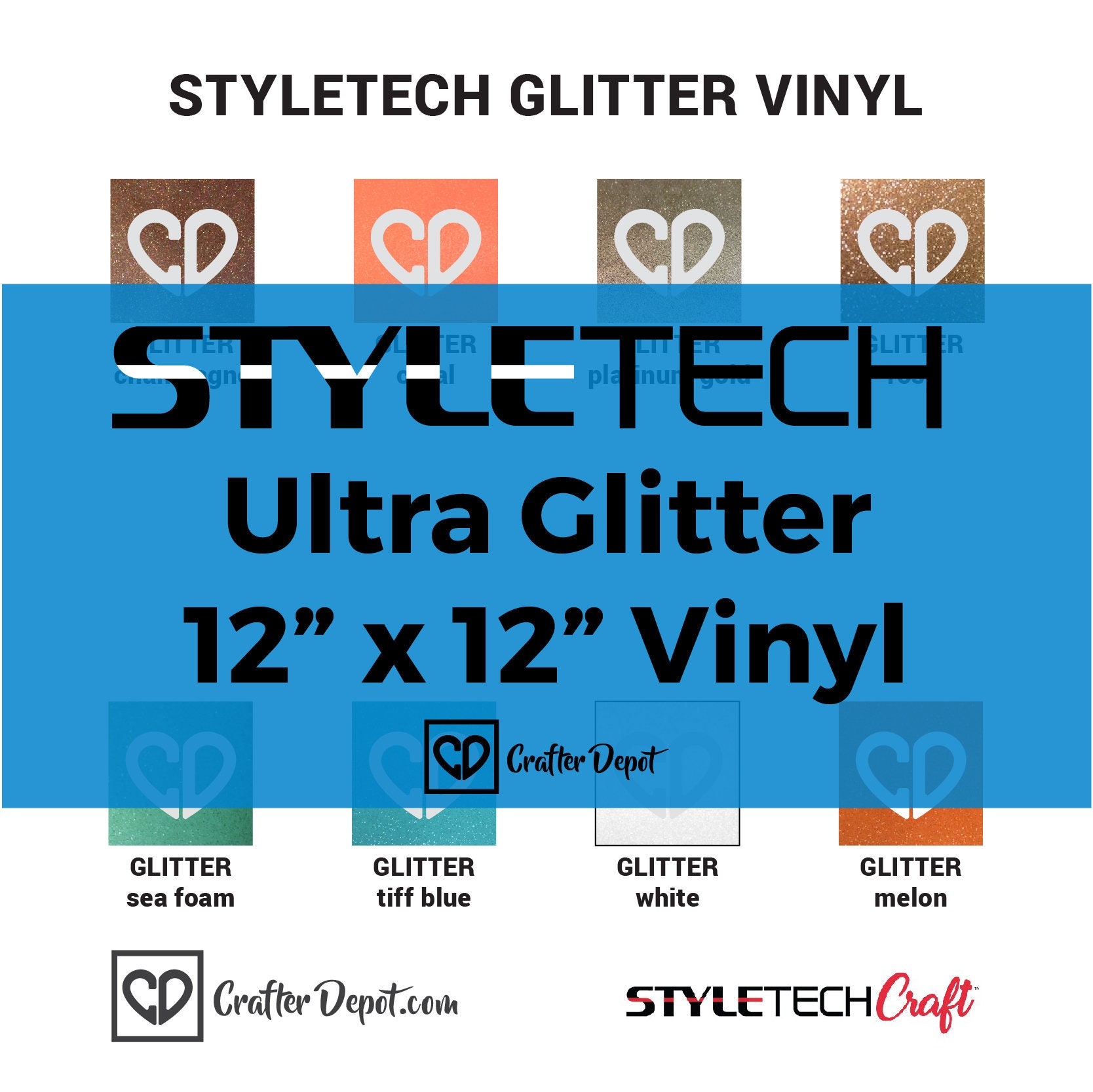 Glitter Adhesive Vinyl Sample Pack 6 Sheets 3x12 Oracal 651 Equivalent  Decal Vinyl Vinyl Sampler Glitter Vinyl Permanent Outdoor Vinyl 