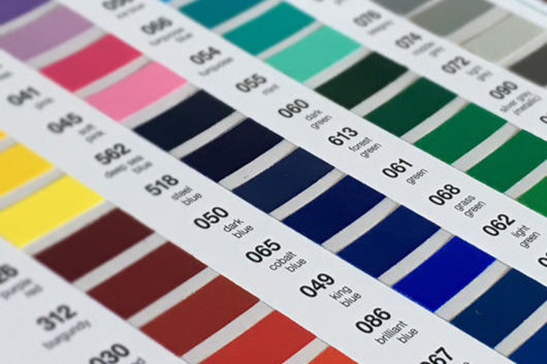 Permanent Vinyl Vinyl Color Chart Sample Book Color Sample Self Adhesive Vinyl Oracal 651 Color