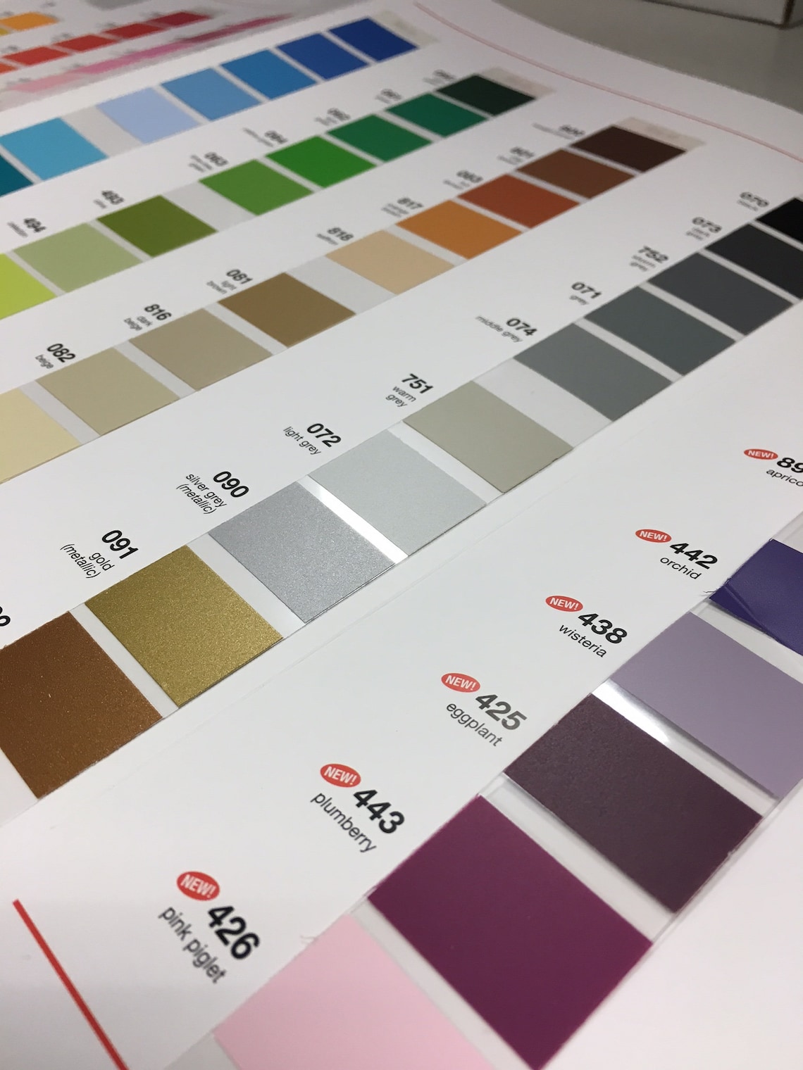 Oracal Vinyl Color Chart