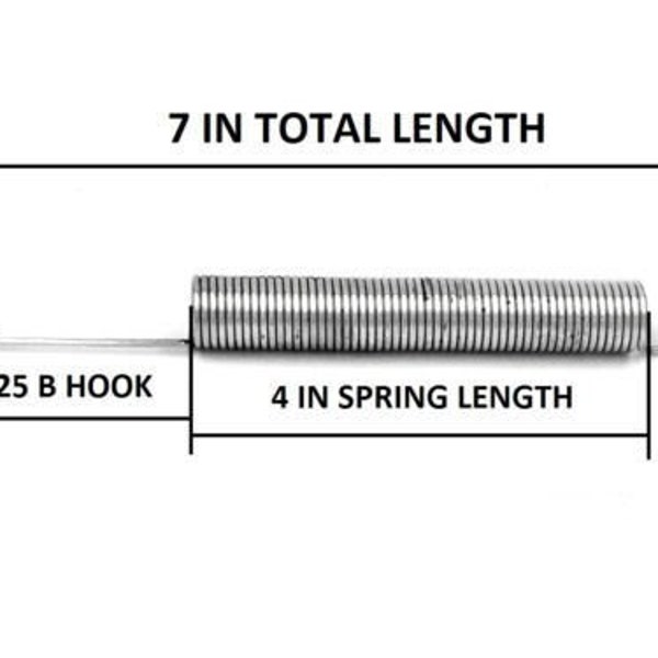 ProFurnitureParts 7" Coated Berkine Cenro Compatable Recliner Replacement Mechanism Spring