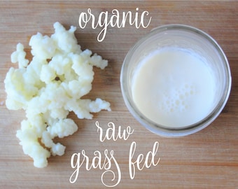 1 Tbsp Lively & Mature Organic Raw Milk Kefir Grains