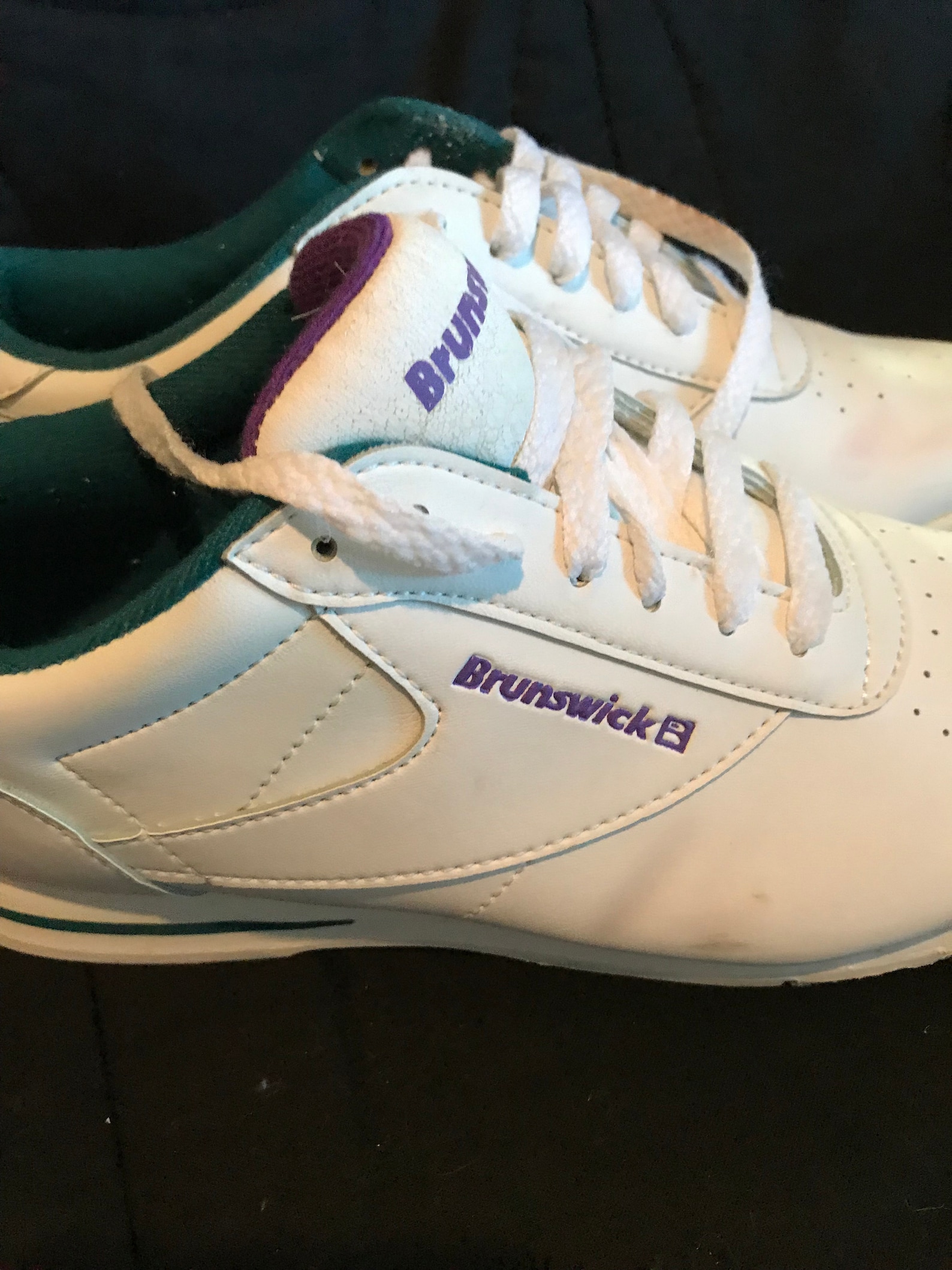 Brunswick Ladies White Bowling Shoes Size 6.5/ Bowling Shoes/ Etsy