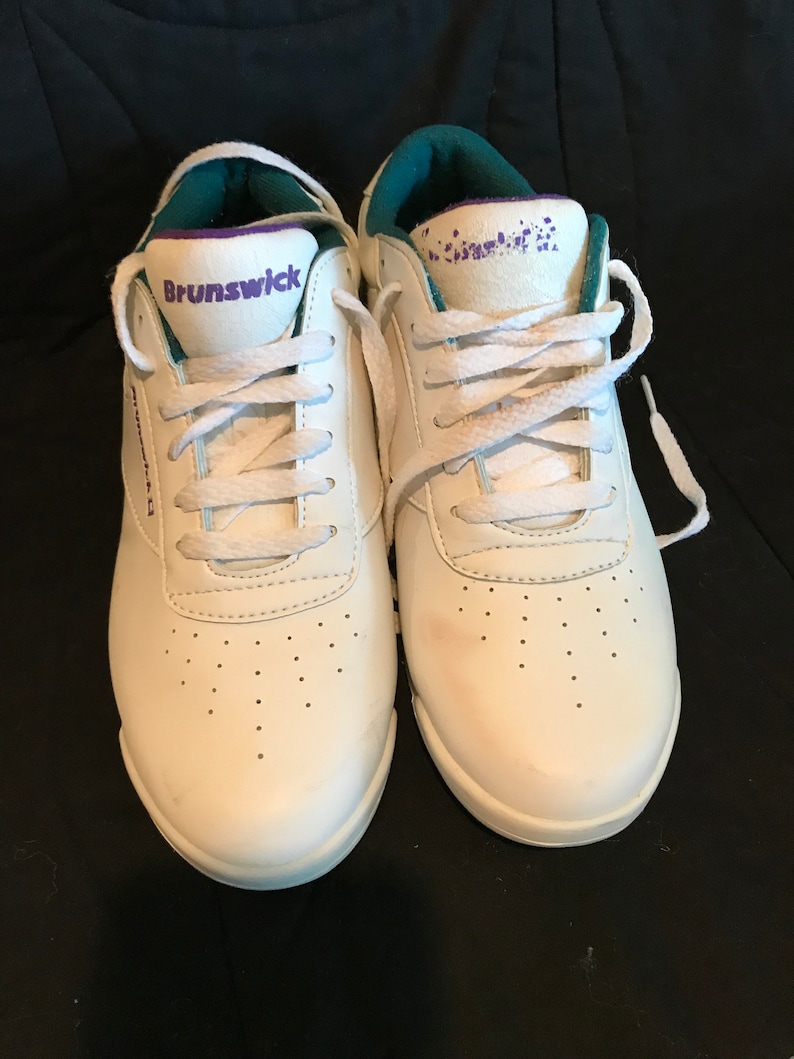 Brunswick Ladies White Bowling Shoes Size 6.5\/ Bowling Shoes\/ Bowling