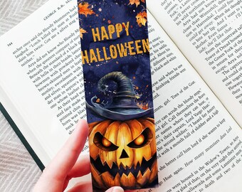 Halloween Bookmark Printable, Spooky Gifts for Readers, Happy Halloween, PDF – DOWNLOAD