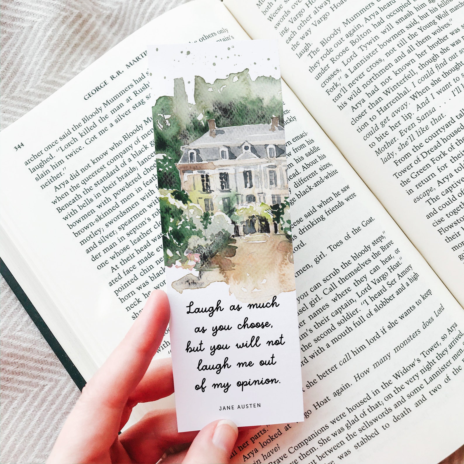 Jane Austen Bookmarks Printable, Jane Austen Gifts for Readers ...