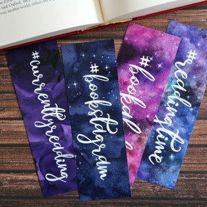 Printable Bookmarks Bookstagram Book Nerd Currently Reading Hashtag ...