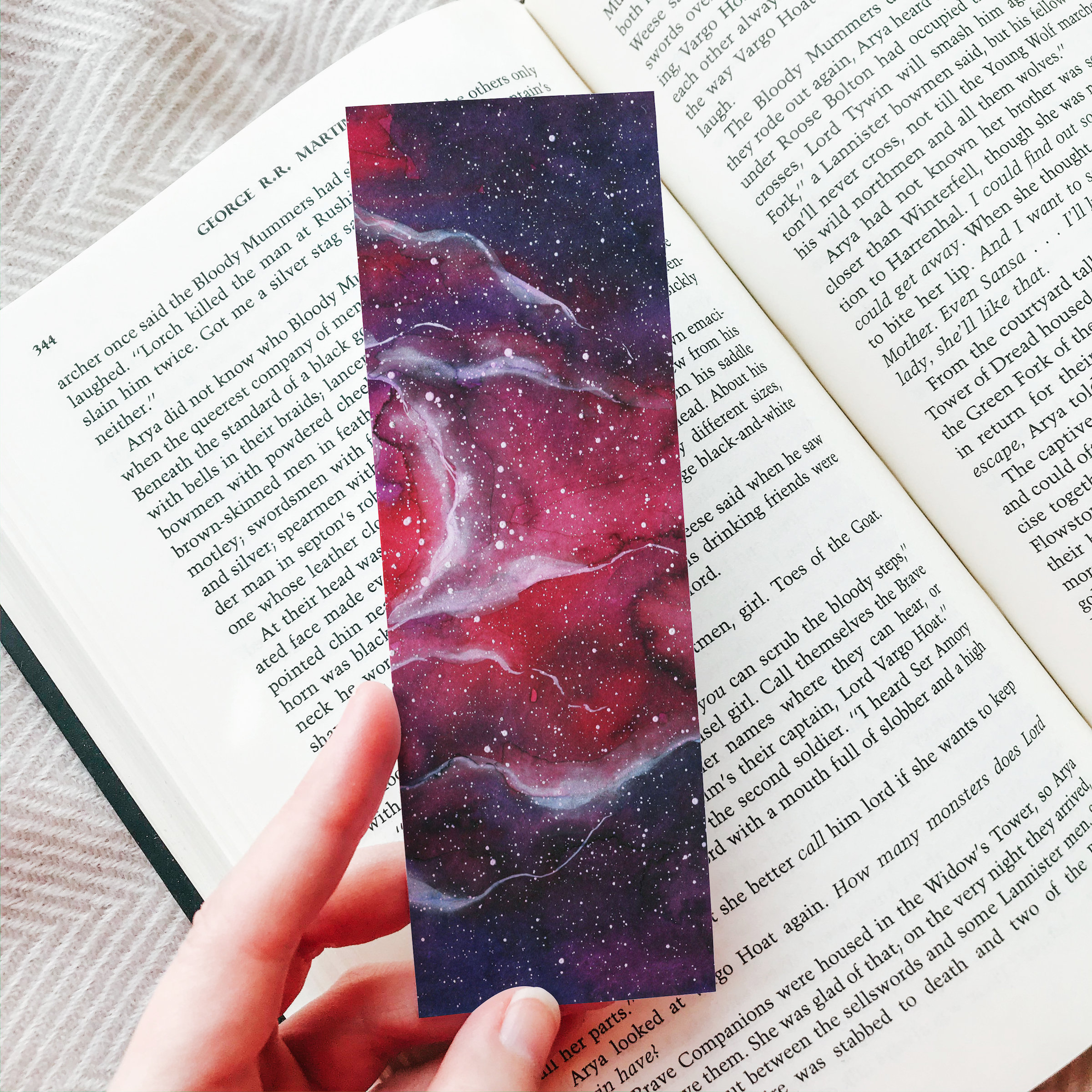 printable bookmarks space bookmark set watercolour galaxy etsy