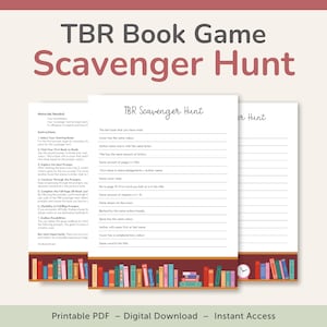 Jeu de démantèlement SUB chasse au trésor à travers la bibliothèque, défi du livre, PDF – TÉLÉCHARGER