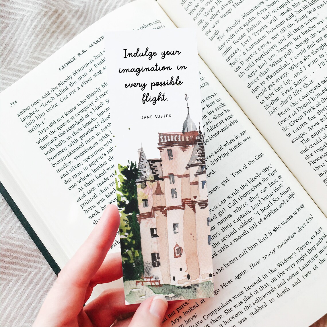 Jane Austen Bookmarks Printable Jane Austen Gifts for - Etsy