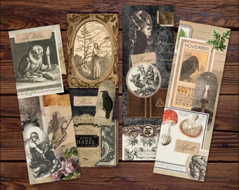 Witch Bookmarks Printable, Wicca Magic, PDF – DOWNLOAD